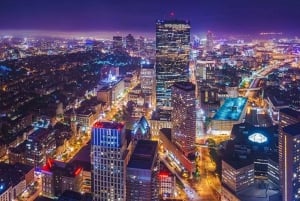 Visite nocturne en voiture de Boston avec croisière au coucher du soleil dans le port