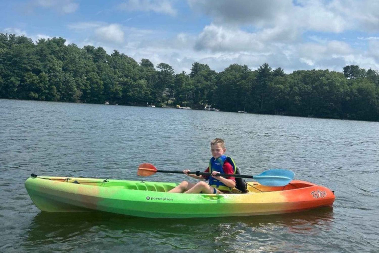 Nahanton Park Boathouse: uthyrning av enkel- eller dubbelkajaker