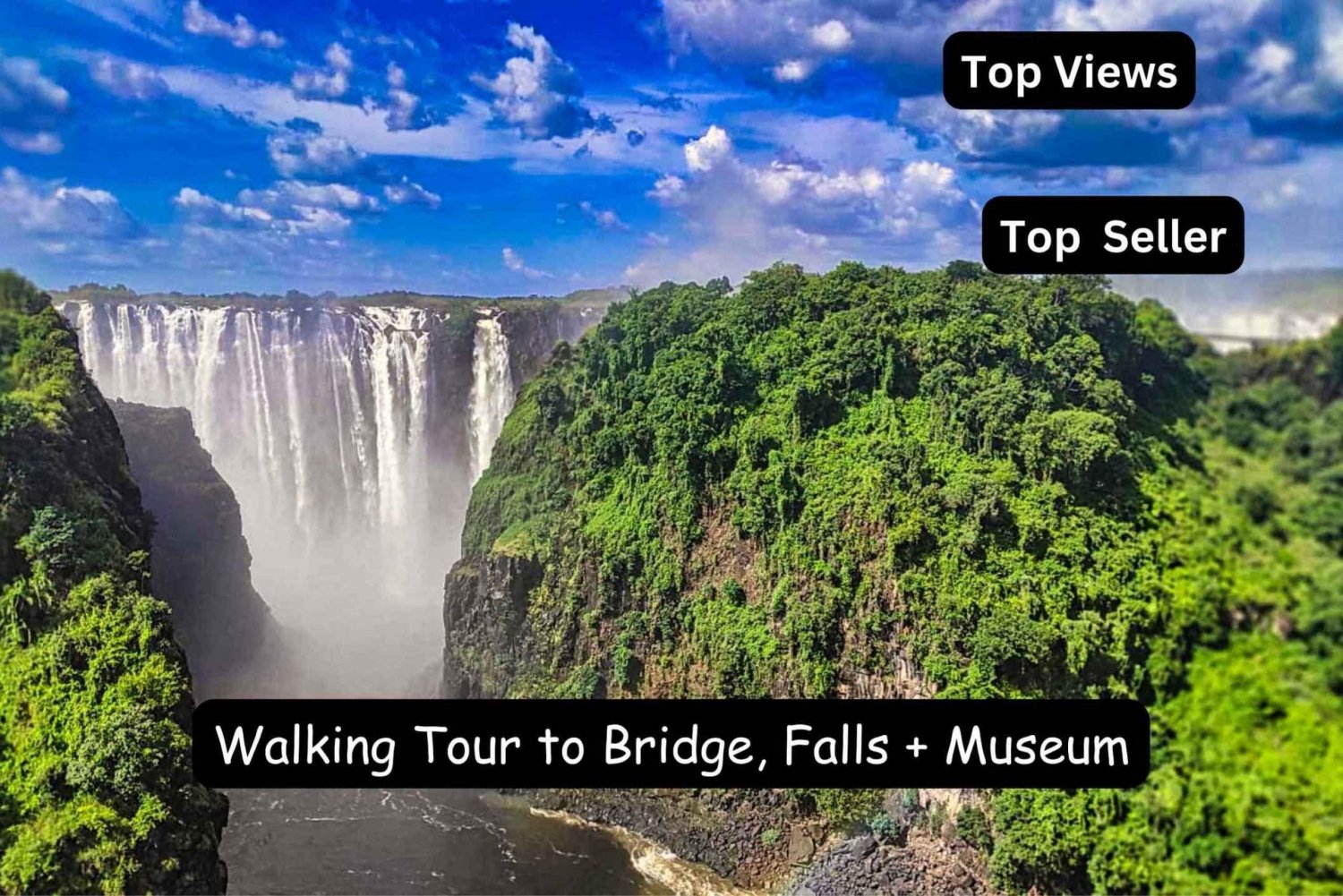 Victoria Falls Bridge : Guided Tour to Bridge, Museum+Cafe