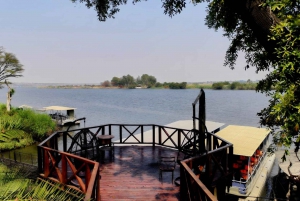 Victoriafälle: Chobe- und Quadripoint-Tagestour mit Mittagessen