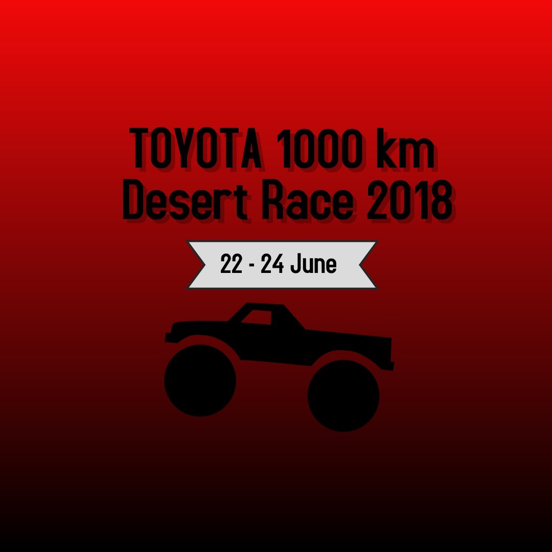 Toyota Kalahari 1000 Desert Race 22-24 June 