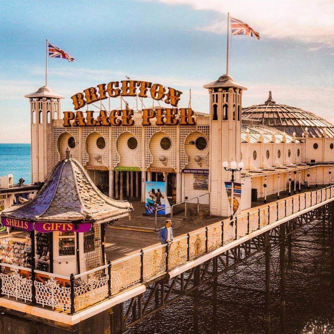 Brighton Palace Pier / Aerial View Brighton S Palace Pier ...