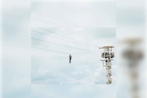 ブライトン：ジップワイヤー体験チケットと送迎