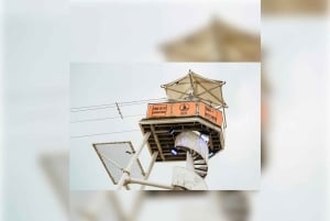 ブライトン：ジップワイヤー体験チケットと送迎