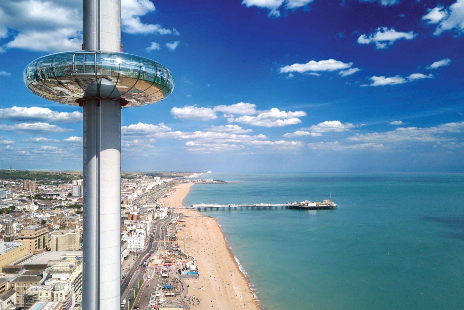 Brighton: View i360 Ticket and Cream Tea