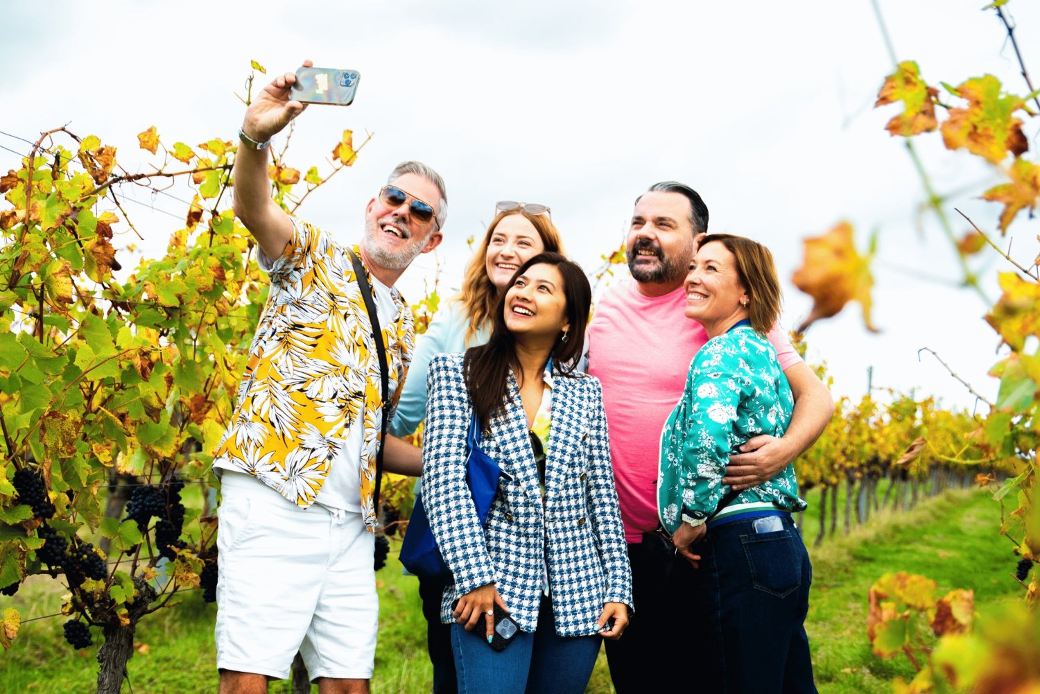 Fra London: Vintur med vintagebuss og togbilletter tur-retur