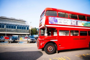 Fra London: Vintage Bus Wine Tour med togbilletter retur