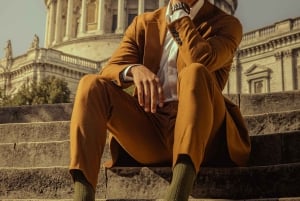 London: 1980s-Inspired Photoshoot at Iconic Landmarks