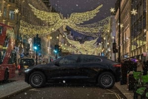 London: Luxury Electric Car Private Christmas Lights Tour