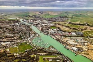 Redhill: 1-Hour South Coast Helicopter Tour for 3 People