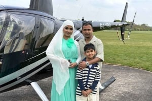 Redhill: 1-Hour South Coast Helicopter Tour for 3 People