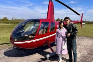 Redhill: 1-Hour South Coast Helicopter Tour for 3 People
