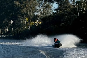 4 Hour Jetski Adventure from Brisbane to Moreton Bay