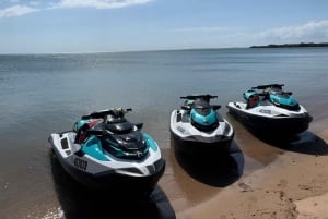 4 Hour Jetski Adventure from Brisbane to Moreton Bay