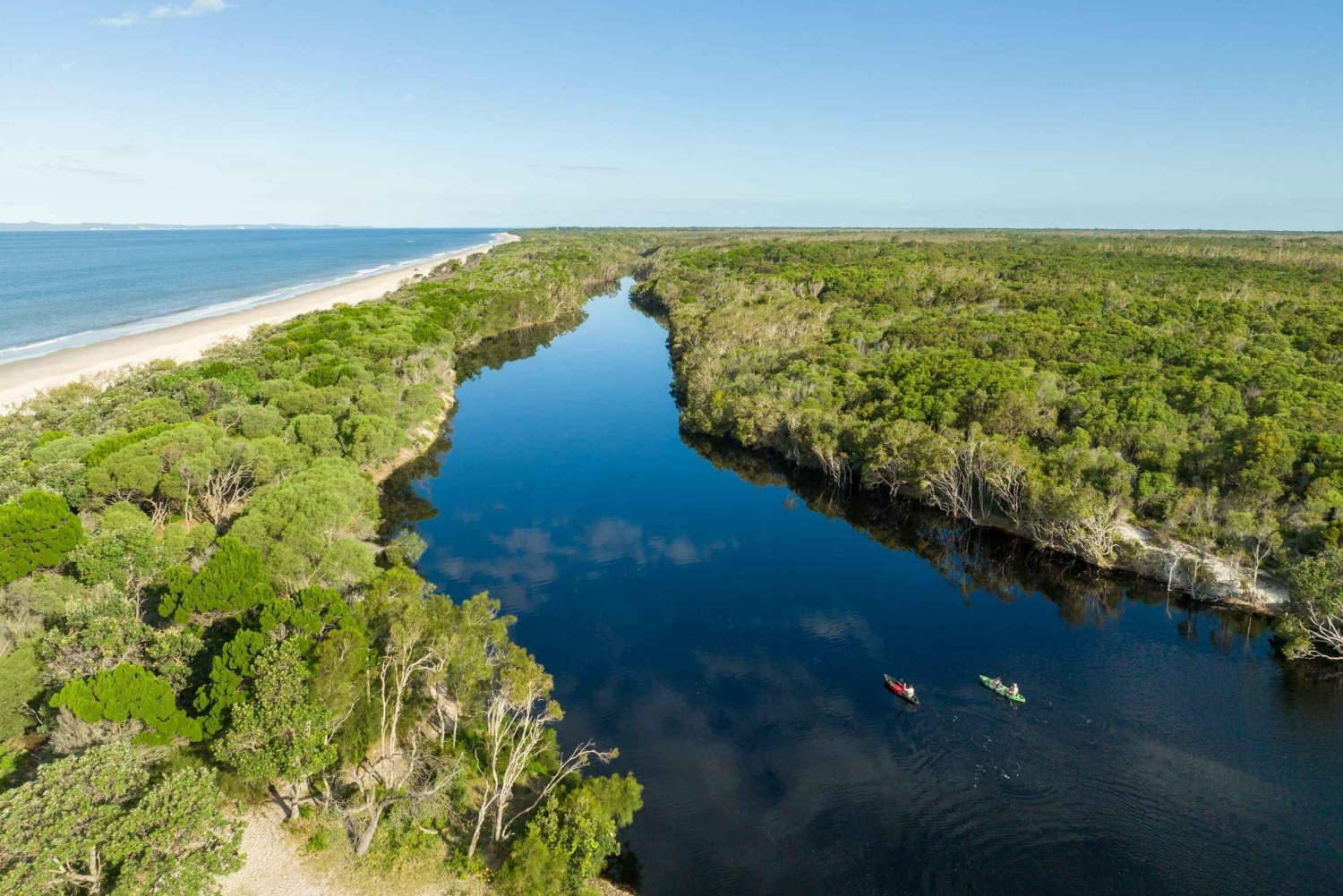 Bribie Island: Sea to Table 4WD, Kayak, & Seafood Lunch Tour