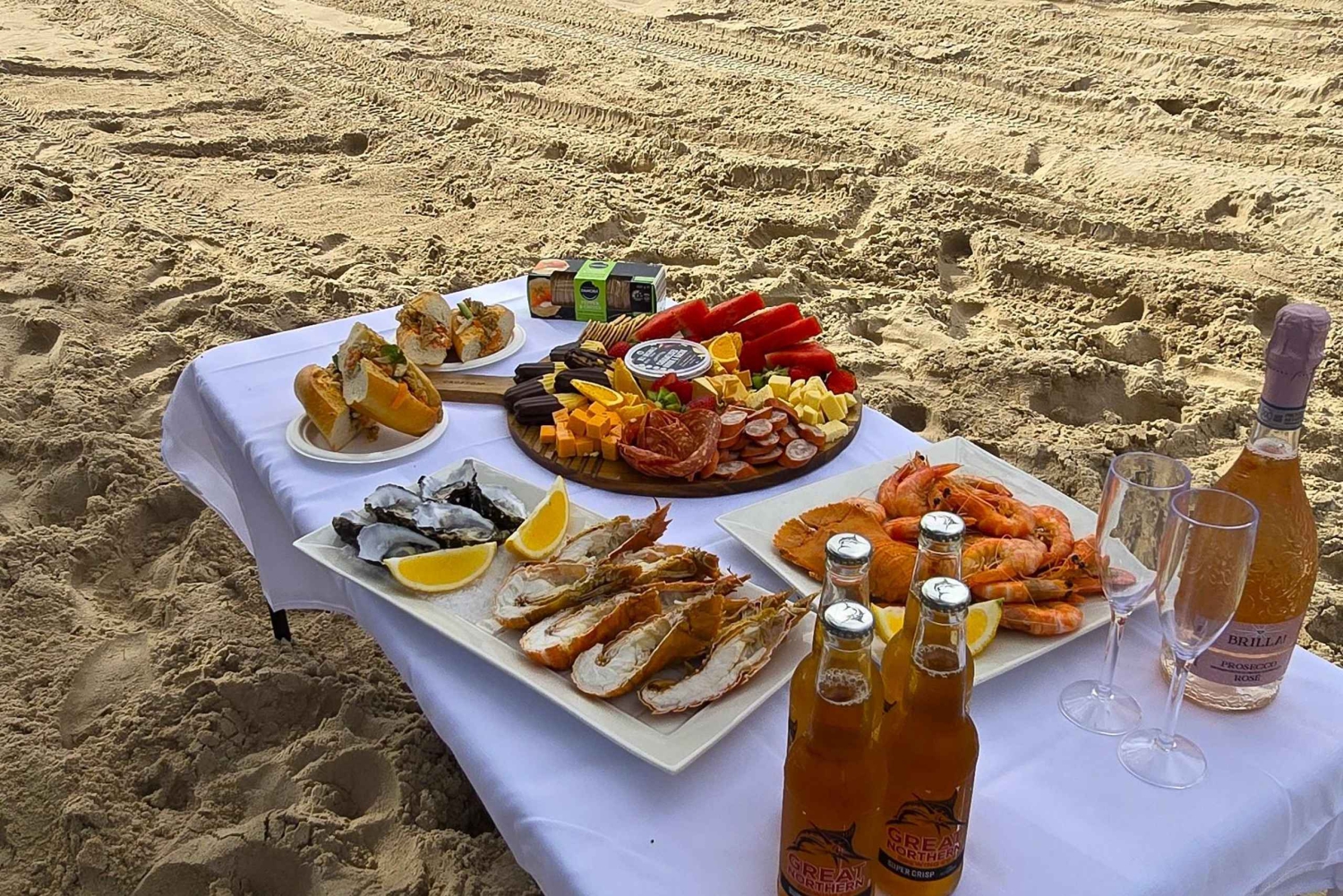 Bribie Island: Sea to Table 4WD, Kayak, & Seafood Lunch Tour