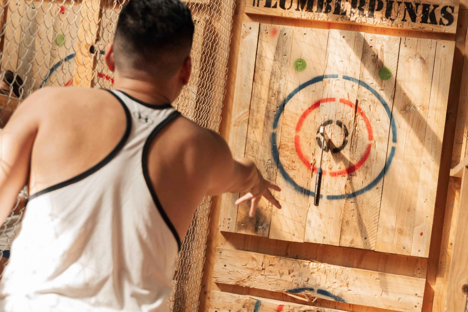 Brisbane: Lumber Punks Axe Throwing Experience