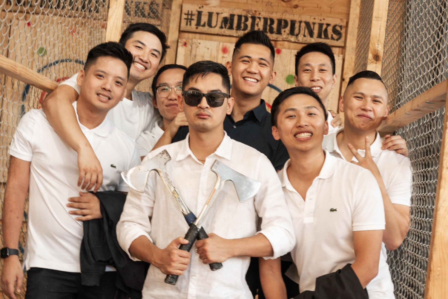 Brisbane: Lumber Punks Axe Throwing Experience