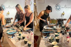 Brisbane: Resin Art Classes - Cheeseboards & Coasters