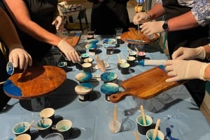 Brisbane: Resin Art Classes - Cheeseboards & Coasters