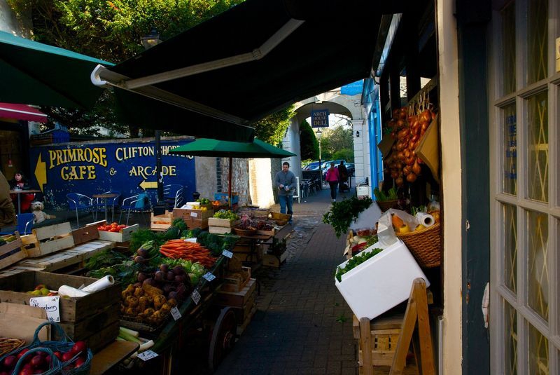 A marketplace in Clifton