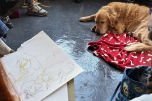 Bristol: Dog Life Drawing under ledelse af den lokale kunstner Cai Burton