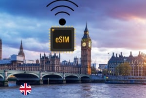 eSIM United Kingdom UK: Internet Data Plan high-speed 4G/5G