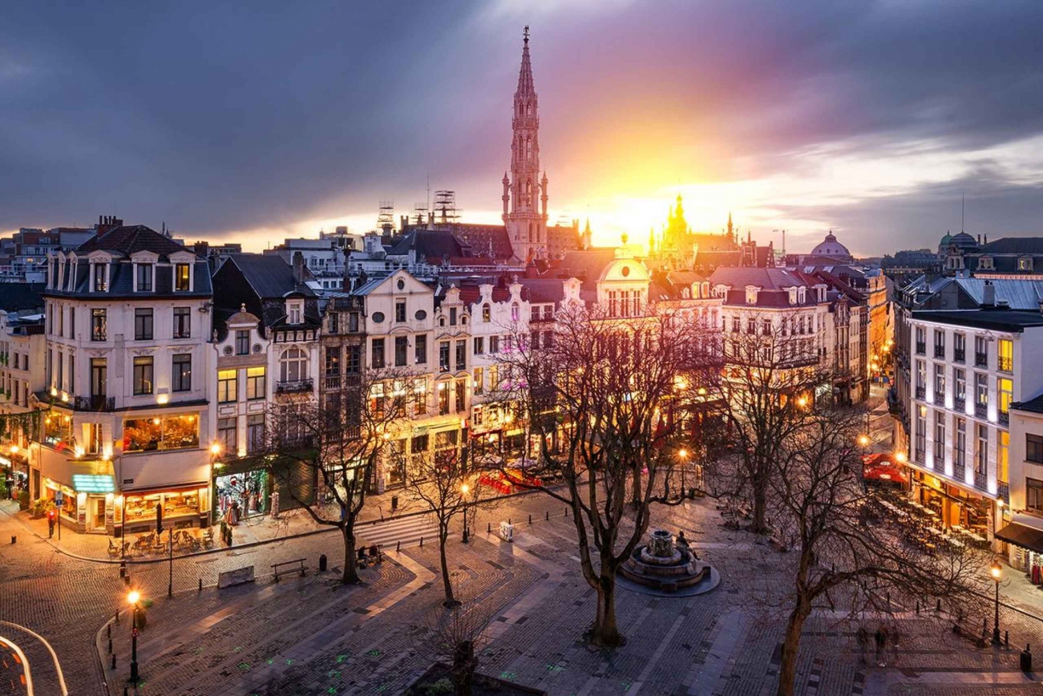 Bruxelles : Visite privée de 2 heures de la face cachée de Bruxelles en soirée