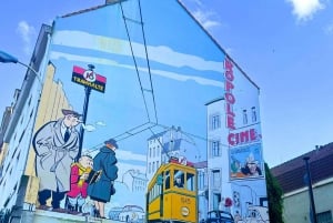 Bruxelas: Excursão a pé particular de 2 horas pelas Muralhas dos Quadrinhos