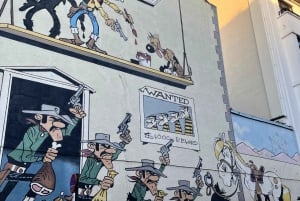 Bruxelas: Excursão a pé particular de 2 horas pelas Muralhas dos Quadrinhos