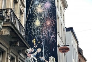 Bruxelas: Excursão a pé particular de 2 horas pelas Muralhas dos Quadrinhos