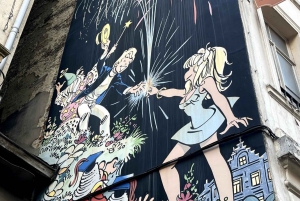 Bruxelas: Excursão a pé particular de 2 horas pelas Muralhas dos Quadrinhos