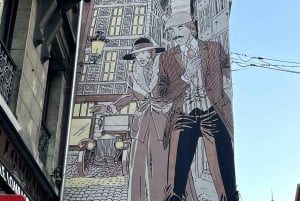 Bruxelas: Excursão a pé particular de 2 horas pelas Muralhas dos Quadrinhos