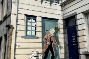 Bruxelas: Excursão a pé particular de 2 horas pelas Muralhas dos Quadrinhos