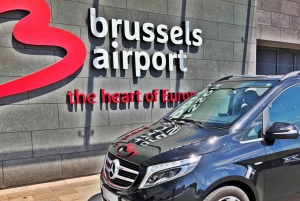 BRU Airport Transfer to Brussels City Center for 7 Pax