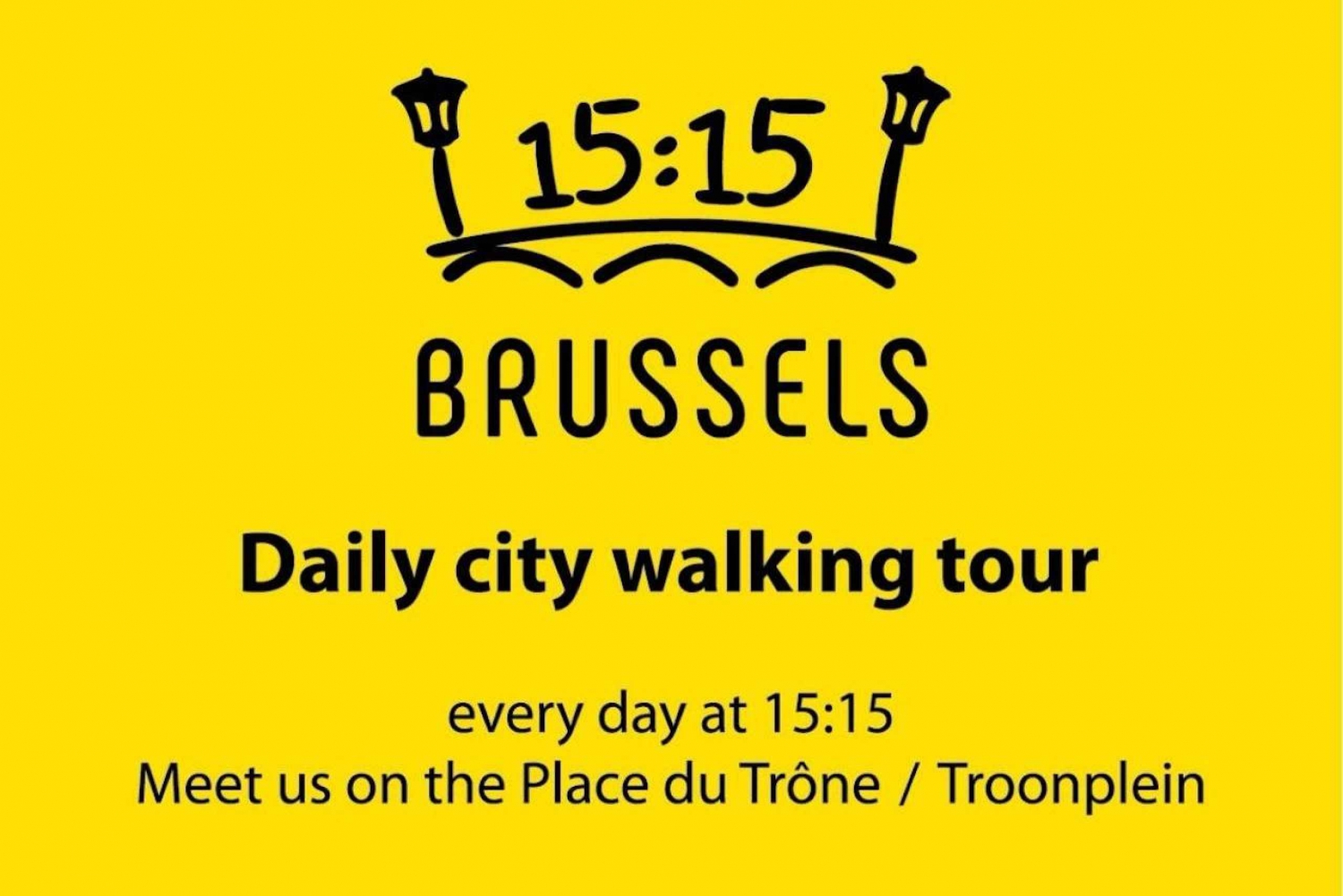 Bruselas a las 15:15 | Visita guiada a pie en grupo reducido