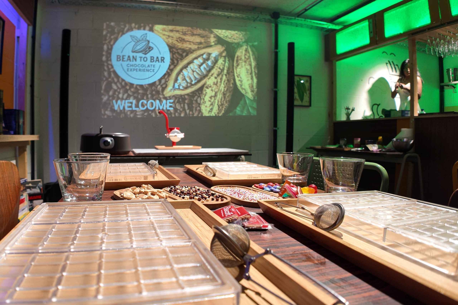 Bryssel: 1 timmes chokladworkshop från bön till chokladkaka