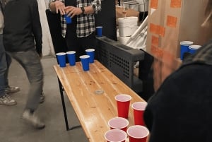 Bruxelas: Jogo da cerveja numa micro cervejaria e destilaria