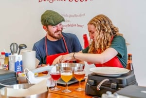 Bryssel: Belgian vohvelinvalmistustyöpaja ja oluenmaistelu: Belgian vohvelinvalmistustyöpaja ja oluenmaistelu