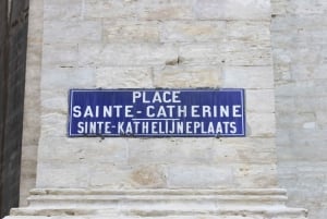 Bruxelles: Interaktiv rundvisning på Place Saint Catherine med selvguide