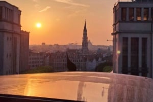 Brussels: Sightseeing Sunset Bus Tour