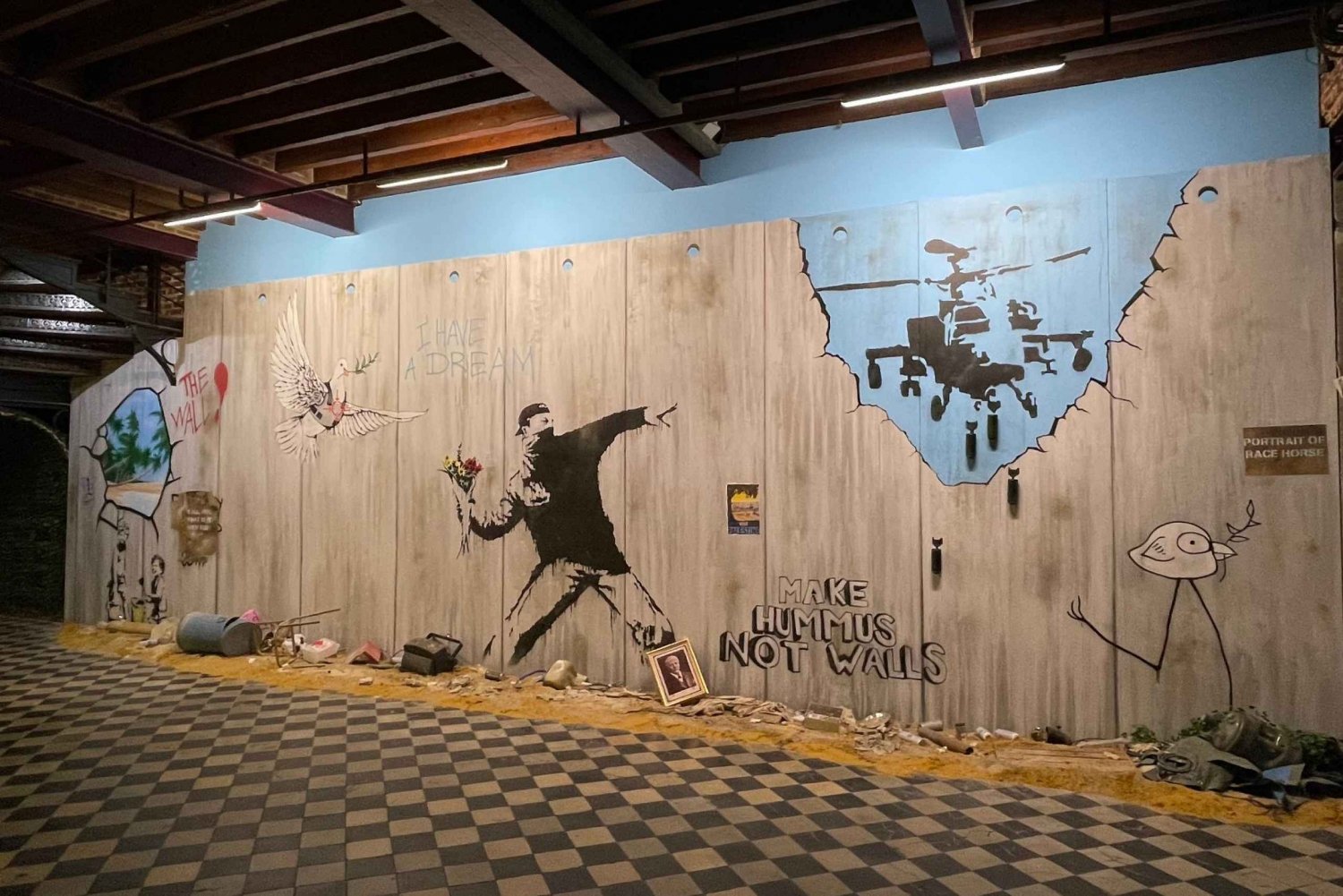 Bryssel: Banksyn maailma -museon pysyvä näyttely