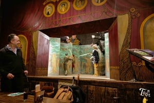 Bryssel: Kierros kuninkaallisessa teatterissa Toone, jossa on välipalaa ja olutta.