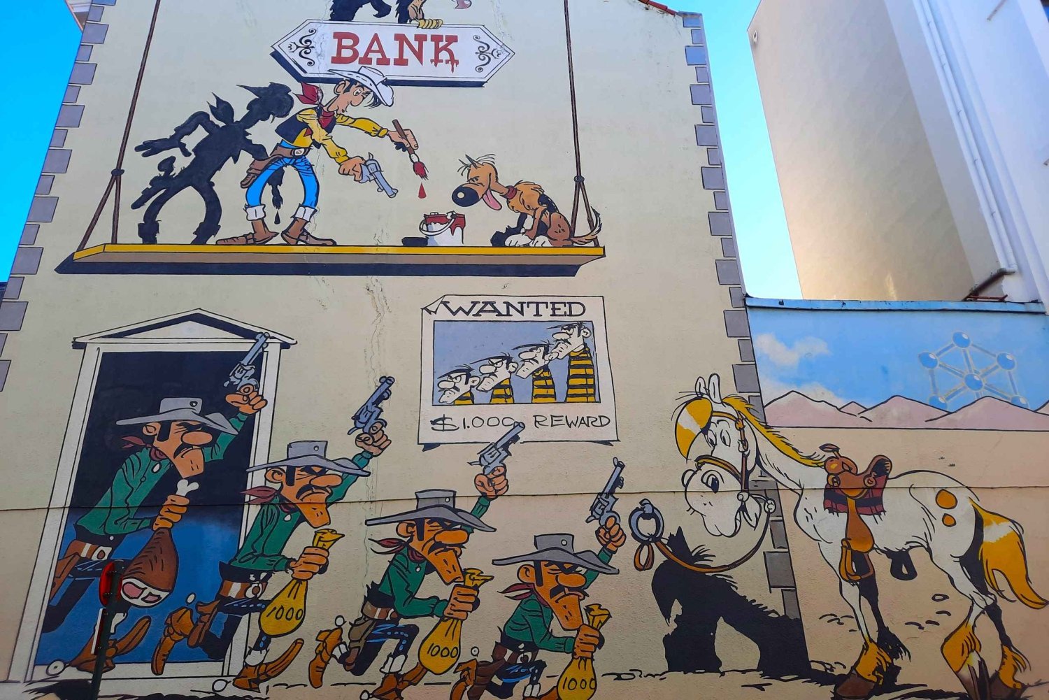 Bruxelles Walking tour Tegneserie