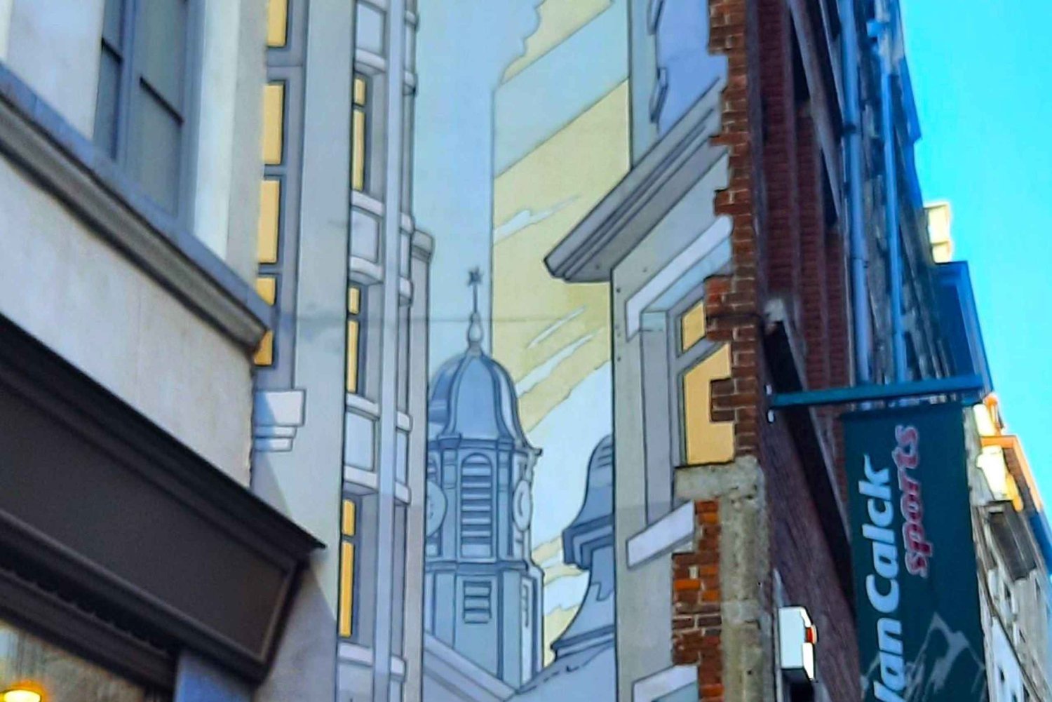 Bruxelles Walking tour Tegneserie