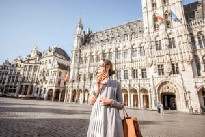 Från Amsterdam: Guidad dagsutflykt till Bryssel och Brygge