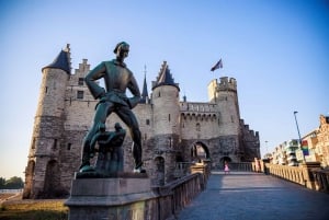 Från Bryssel: Guidad stadsrundtur i Antwerpen