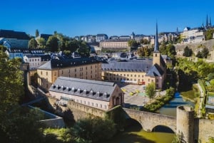 Au départ de Paris : Excursion d'une journée dans la ville de Luxembourg avec guide privé