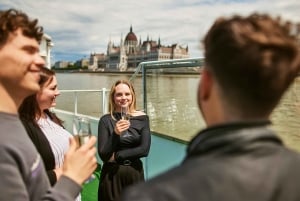 Budapest: 1 times Sunshine Booze Cruise med Prosecco