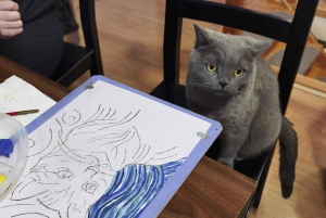 Budapest: Acrylic Painting Workshop in Cat Museum Budapest